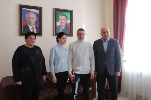 Глава Азнакаевского района Марсель Шайдуллин встретился с участниками специальной военной операции