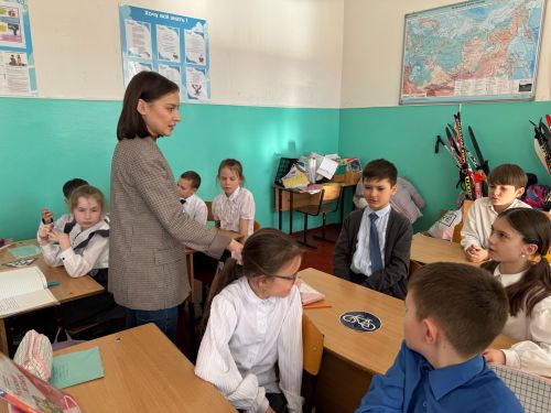 Урок безопасности дорожного движения для школьников Азнакаево