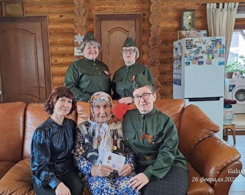 Вручение юбилейных медалей «80 лет Победы в ВОВ 1941-1945гг.» труженикам тыла