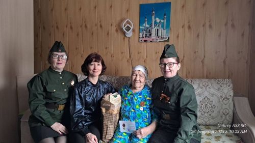 Вручение юбилейных медалей «80 лет Победы в ВОВ 1941-1945гг.» труженикам тыла