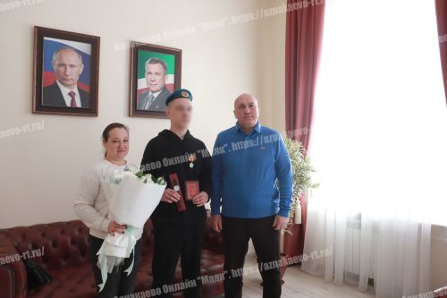 Глава Азнакаевского района Марсель Шайдуллин встретился с участниками специальной военной операции