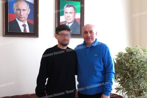 Глава Азнакаевского района Марсель Шайдуллин встретился с участниками специальной военной операции