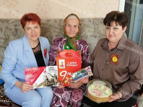 Милеуша Шайдуллина поздравила ветеранов в Вахитово