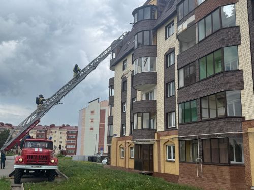 В Азнакаево прошли пожарно-тактические учения