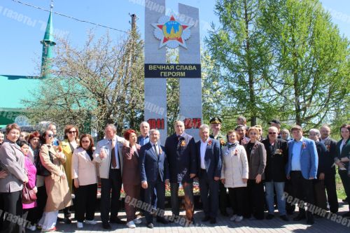 В старой Актюбе отметили 80-летие Великой Победы