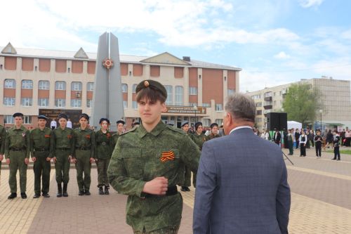 Празднование 80-летия Победы в Великой Отечественной войне в поселке Актюба