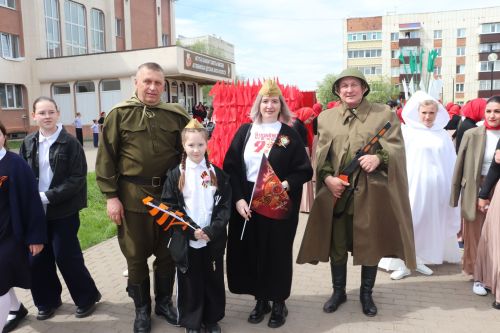 Празднование 80-летия Победы в Великой Отечественной войне в поселке Актюба
