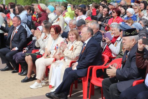 Празднование 80-летия Победы в Великой Отечественной войне в поселке Актюба