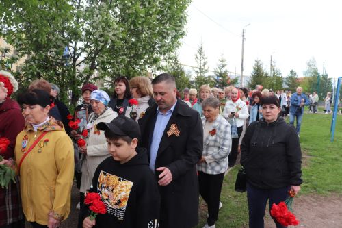 Празднование 80-летия Победы в Великой Отечественной войне в поселке Актюба