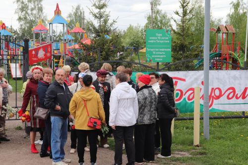 Празднование 80-летия Победы в Великой Отечественной войне в поселке Актюба