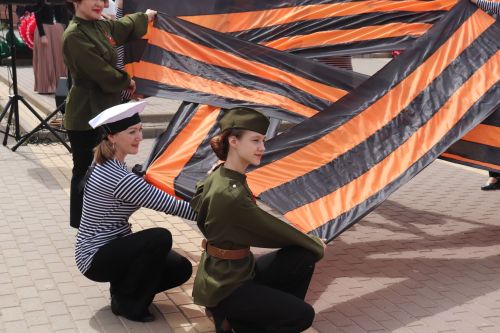 Празднование 80-летия Победы в Великой Отечественной войне в поселке Актюба