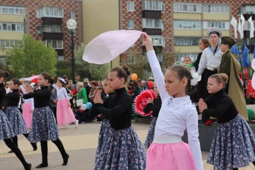 Празднование 80-летия Победы в Великой Отечественной войне в поселке Актюба