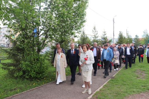 Празднование 80-летия Победы в Великой Отечественной войне в поселке Актюба