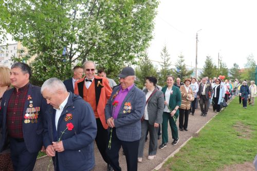 Празднование 80-летия Победы в Великой Отечественной войне в поселке Актюба