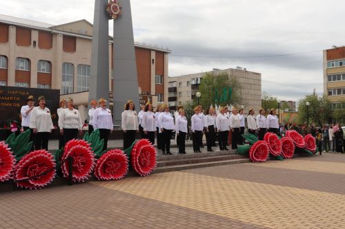 Празднование 80-летия Победы в Великой Отечественной войне в поселке Актюба