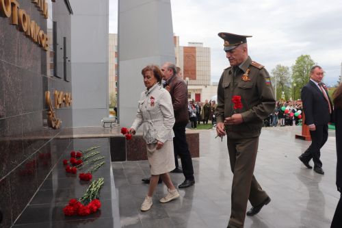 Празднование 80-летия Победы в Великой Отечественной войне в поселке Актюба