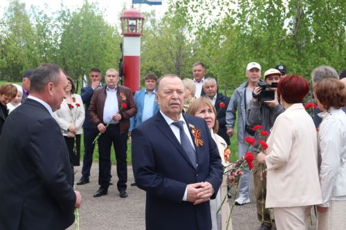 Празднование 80-летия Победы в Великой Отечественной войне в поселке Актюба