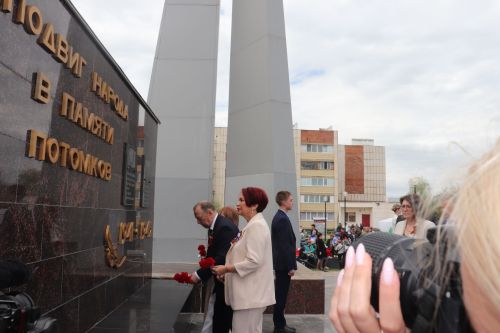 Празднование 80-летия Победы в Великой Отечественной войне в поселке Актюба