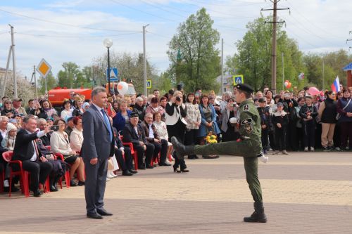 Празднование 80-летия Победы в Великой Отечественной войне в поселке Актюба
