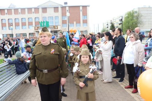 Празднование 80-летия Победы в Великой Отечественной войне в поселке Актюба