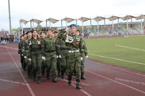 В Азнакаево торжественно отметили День Победы
