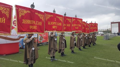 В Азнакаево торжественно отметили День Победы