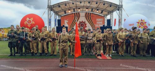В Азнакаево торжественно отметили День Победы