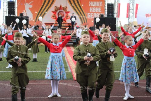 В Азнакаево торжественно отметили День Победы