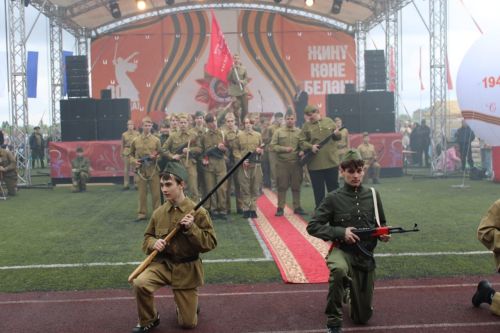 Азнакай шәһәрендә Җиңү көне тантана итә