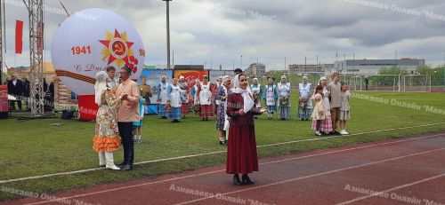 В Азнакаево торжественно отметили День Победы