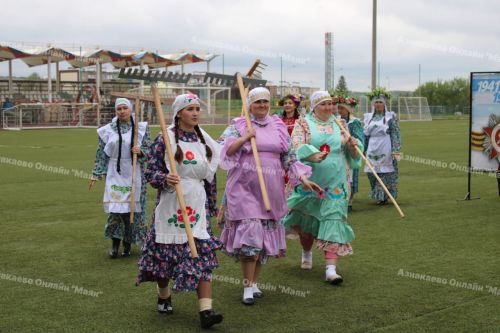 В Азнакаево торжественно отметили День Победы