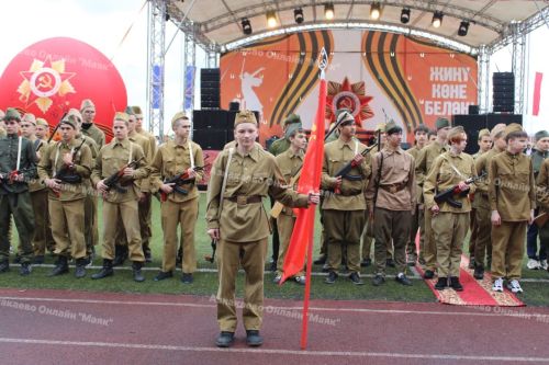 В Азнакаево торжественно отметили День Победы