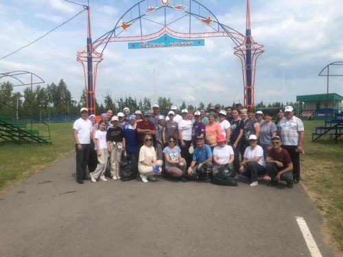 Азнакайлылар шәһәр Сабан туе мәйданына өмәгә чыктылар