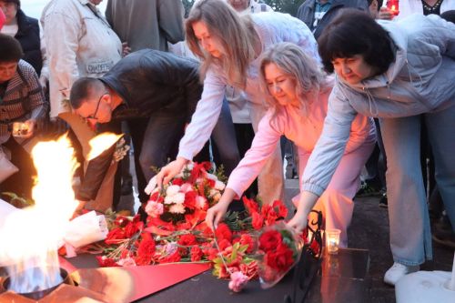22 июня: Азнакаевцы зажгли «Свечу памяти»
