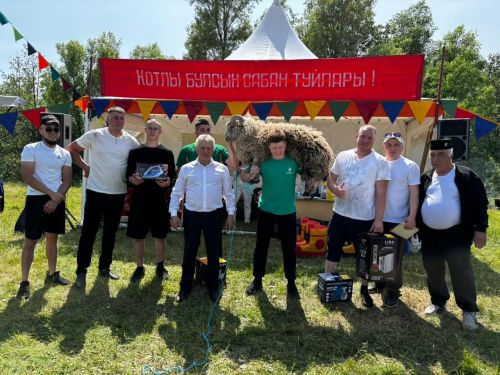 В Балтачевском поселении состязались на деревянных лошадках