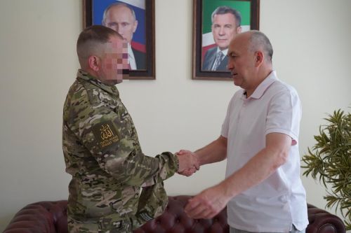 Состоялась встреча с участником СВО Азаматом Салаватовичем Салаватовым