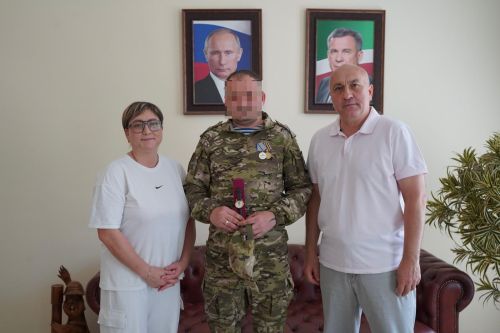 Состоялась встреча с участником СВО Азаматом Салаватовичем Салаватовым