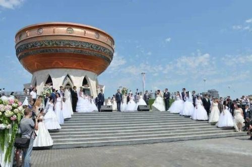 В День Республики Татарстан в Казани состоится массовая церемония бракосочетания