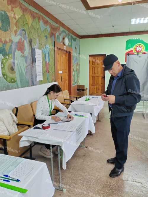 Азнакай районында сайлау участоклары үз эшен башлады