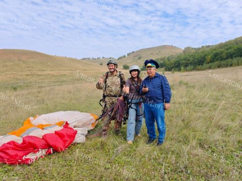 Парапланда очучы азнакайлылар “Барысы да Җиңү өчен” акциясенә кушылдылар