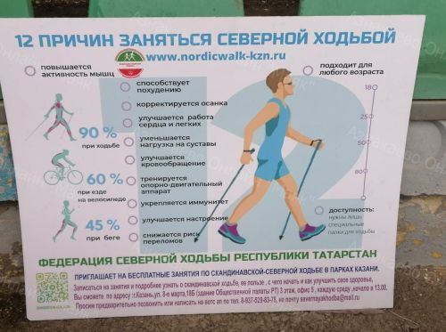 Мастер-класс по скандинавской ходьбе для старшего поколения
