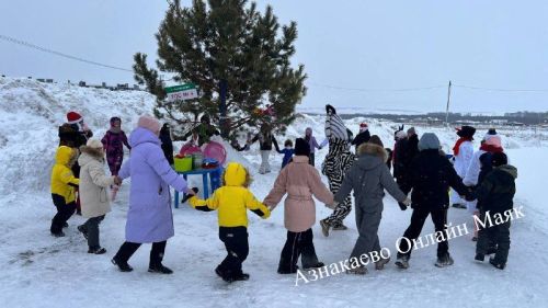 Зимние встречи: как в микрорайоне «Монолит» встретили Новый год