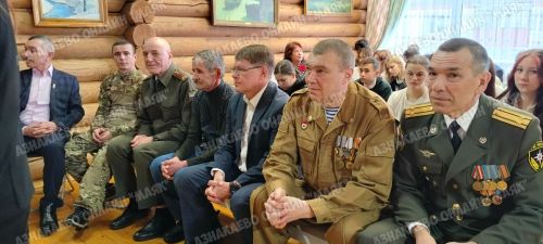 В музее Азнакаево чествовали героев Афганистана, Чечни и СВО