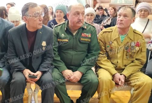 В музее Азнакаево чествовали героев Афганистана, Чечни и СВО