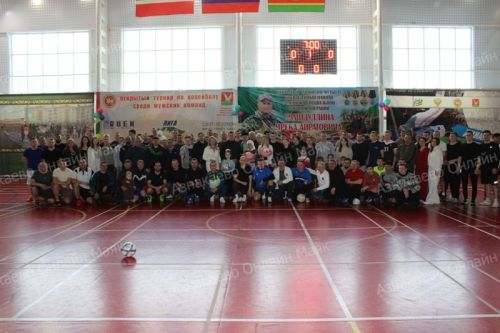 Азнакайда герой егет истәлегенә футбол турниры бара