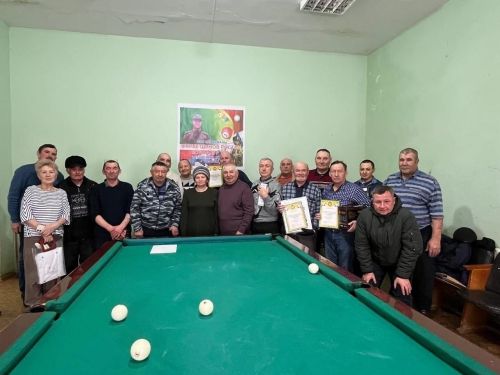 В Какре-Елге прошёл турнир по бильярду памяти участника СВО Рустема Фархетдинова
