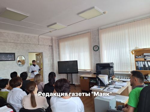 Сотрудникам швейной фабрики рассказали о здоровье на рабочем месте