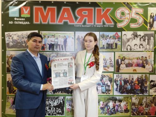 Десятиклассница Эльвина Шайдуллина на один день стала частью команды «Маяка»