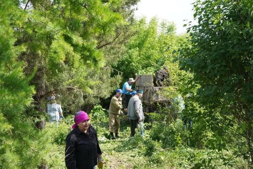 На старо-татарском кладбище в Азнакаево прошёл субботник с участием земляков