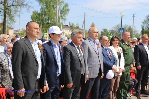 В поселке Актюбинский прошло торжественное мероприятие, посвященное 81-й годовщине Великой Победы